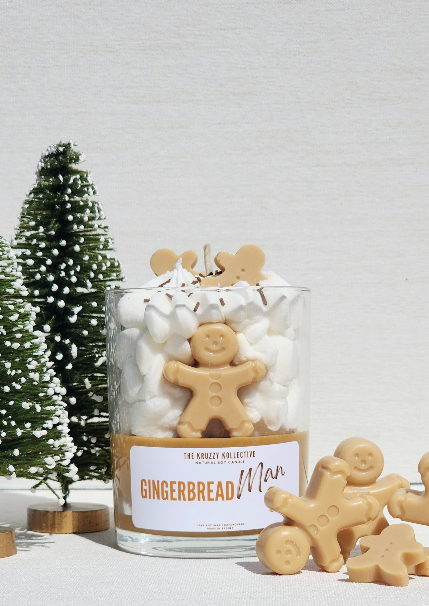 christmas candle gift set bundle dessert candle soy wax scented hand poured