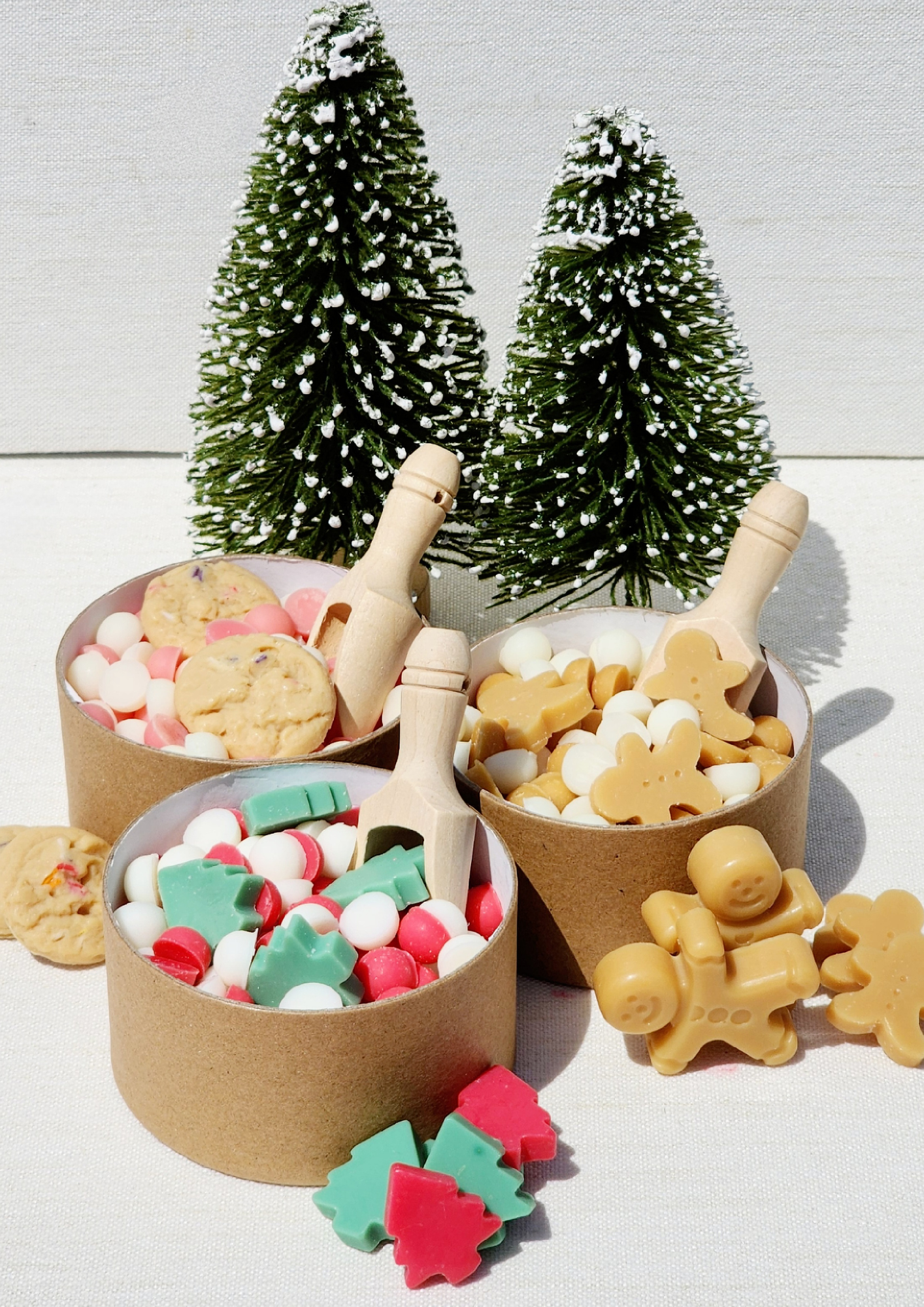 christmas soy wax melts gift set bundle highly scented hand poured wax melts