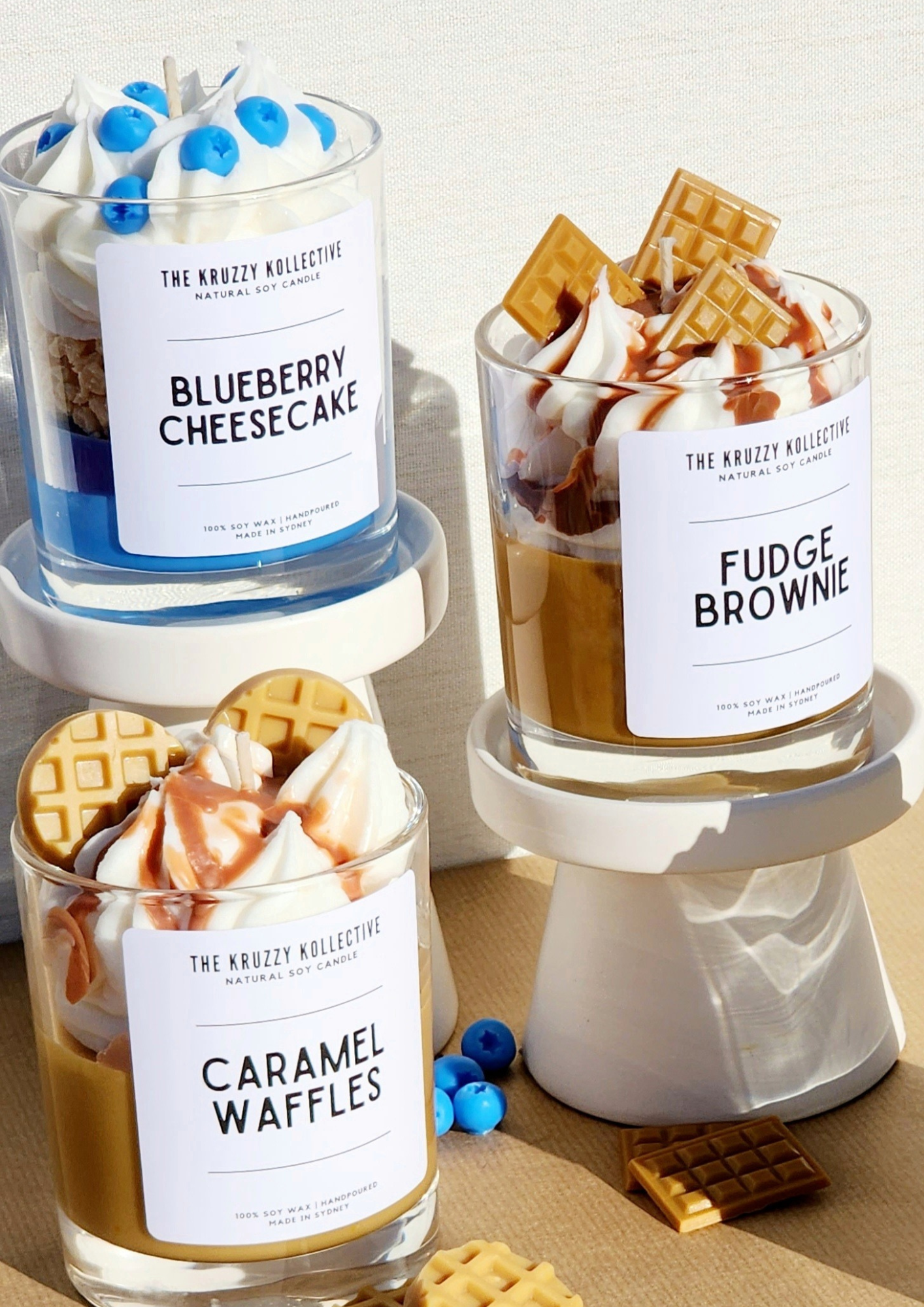 Dessert Candle Trio