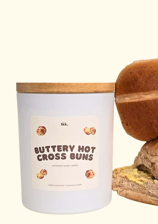 Buttery Hot Cross Buns | Easter Candle