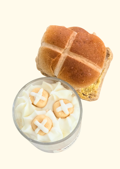 Buttery Hot Cross Buns | Dessert Candle