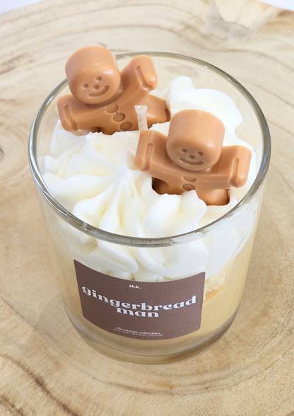 Gingerbread Man Artisan Candle