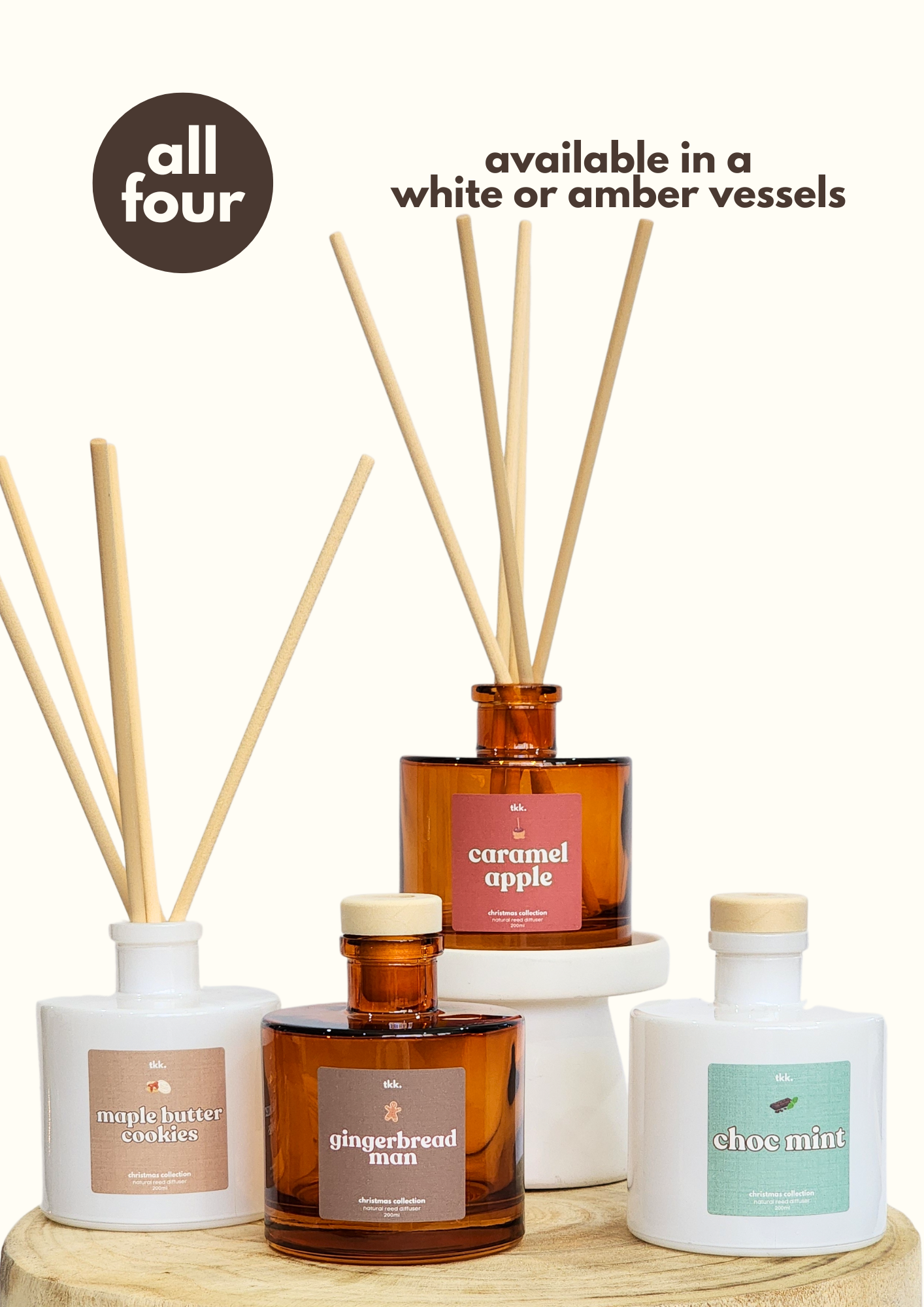 Christmas Collection Reed Diffusers | All Four