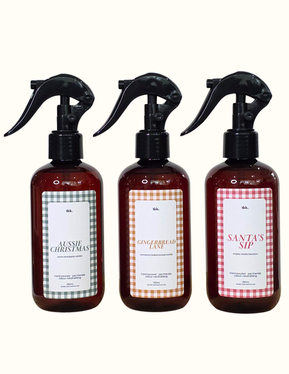 Christmas Collection Room Spray Trio
