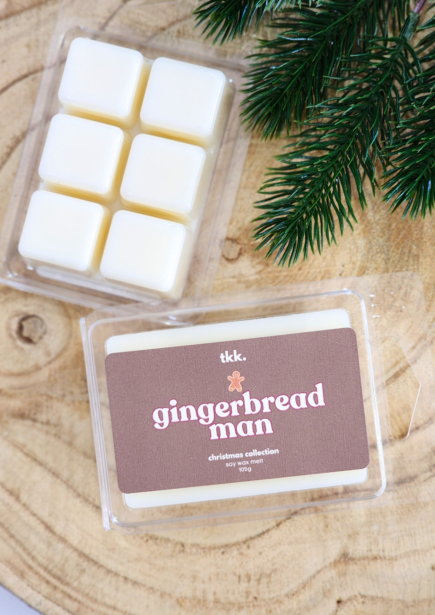 Gingerbread Man Clam Shell Wax Melt