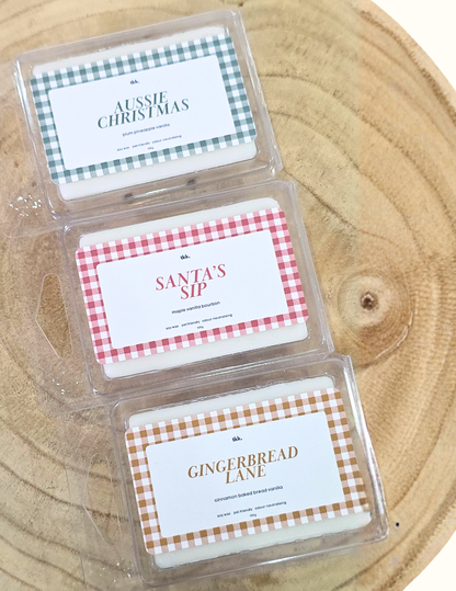 Christmas Collection Clam Shell Melt Trio