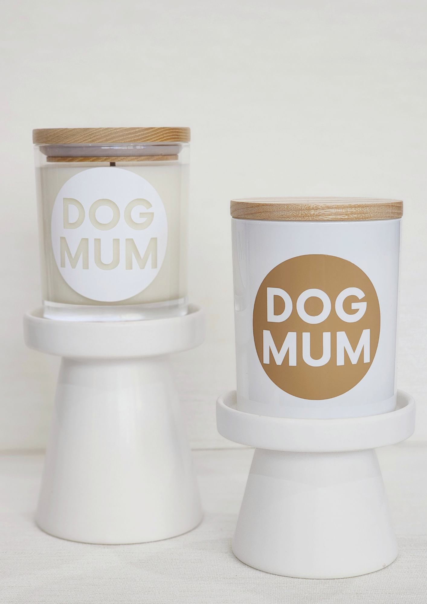 Dog Mum Decal Candle | Mother's Day Collection