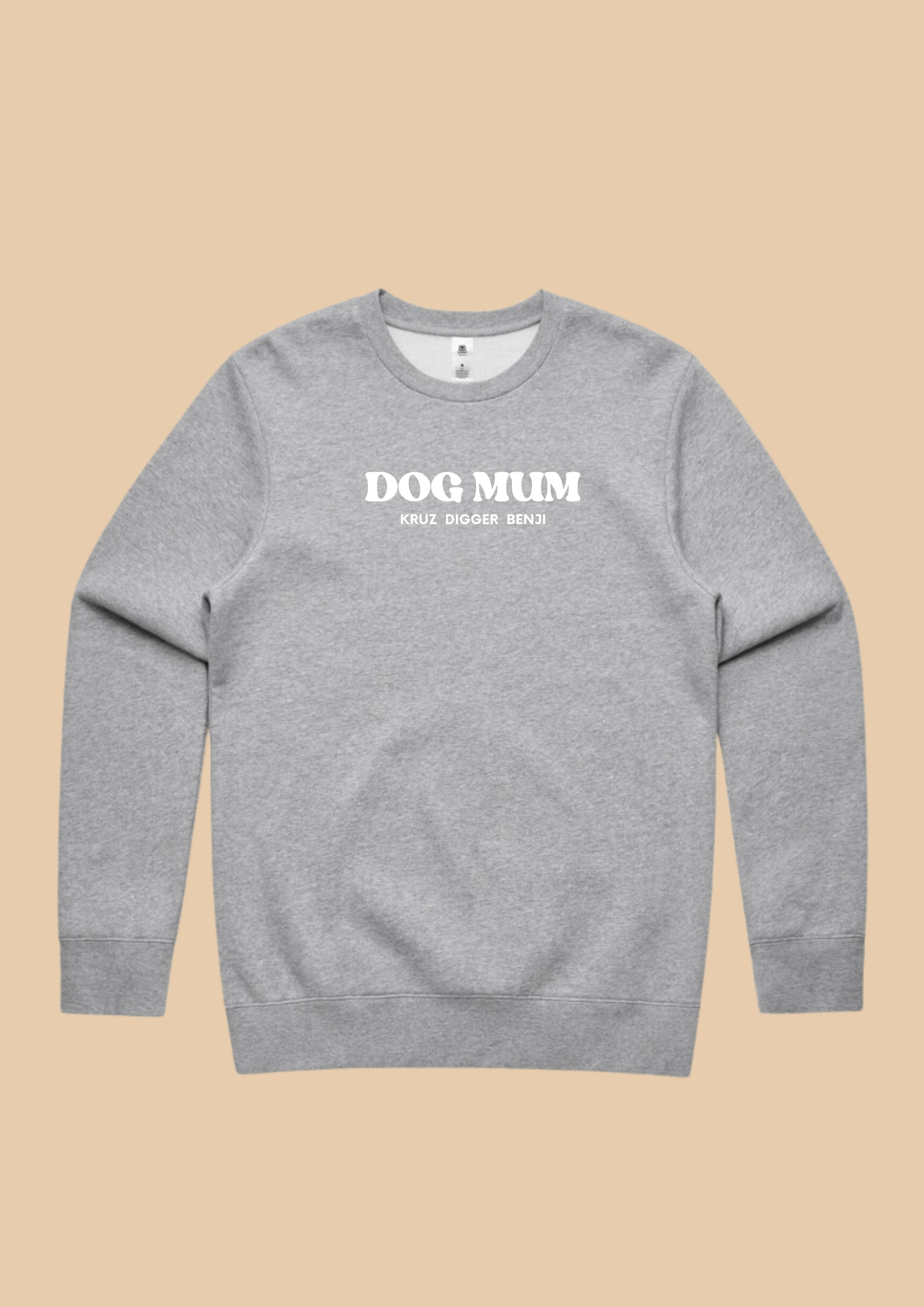 dog mum quote crew dog lover crew neck sweatshirt jumper customisable custom dog mum