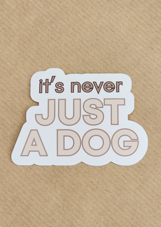 It's Never Just a Dog Sticker | Market Stock