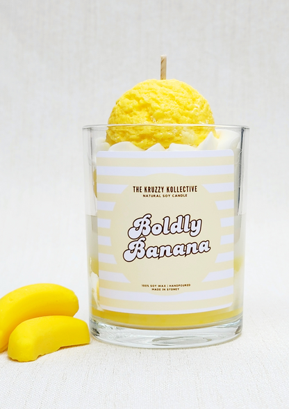 ice cream scented soy wax dessert candle handmade soy wax ice cream candle sundae candle novelty candle