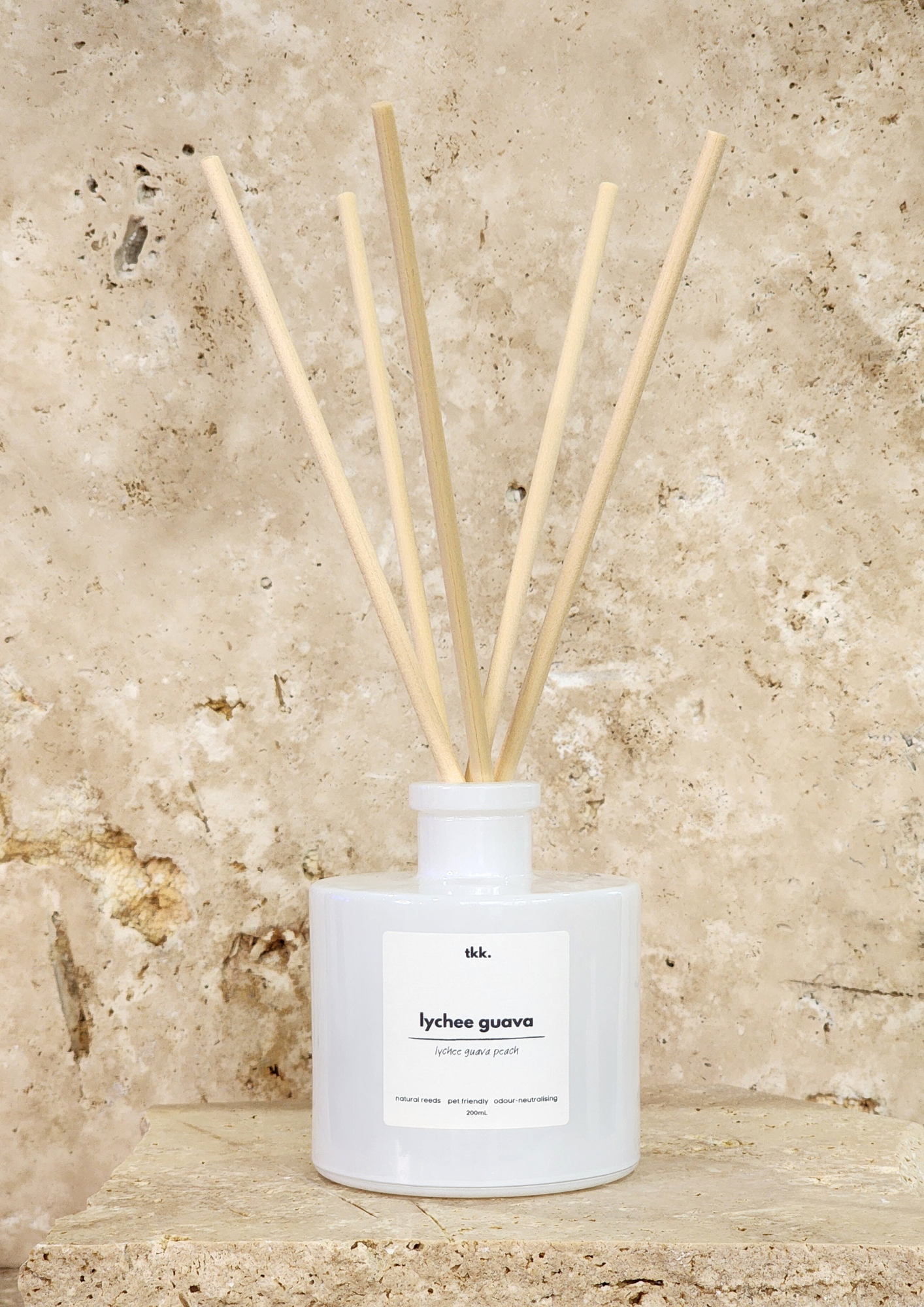 Lychee Reed Diffuser Lychee Guava Reed Diffuser | Pet-Friendly Reed Diffuser – The Kruzzy ...