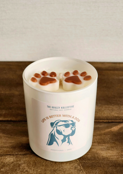 personalised dog candles custom dog candles dog lover candles handmade dog candles dog themed candles gift for dog owners soy wax