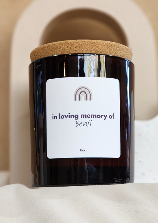 In Memory Candle | Custom Name