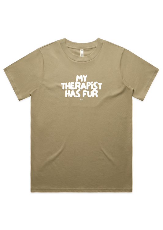 Women's T-Shirt | My Therapist Has Fur | Pre-Order
