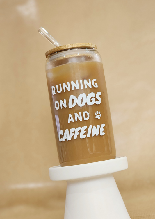 personalised tumbler custom dog quotes glassware dog lover dog themed gift glass tumbler