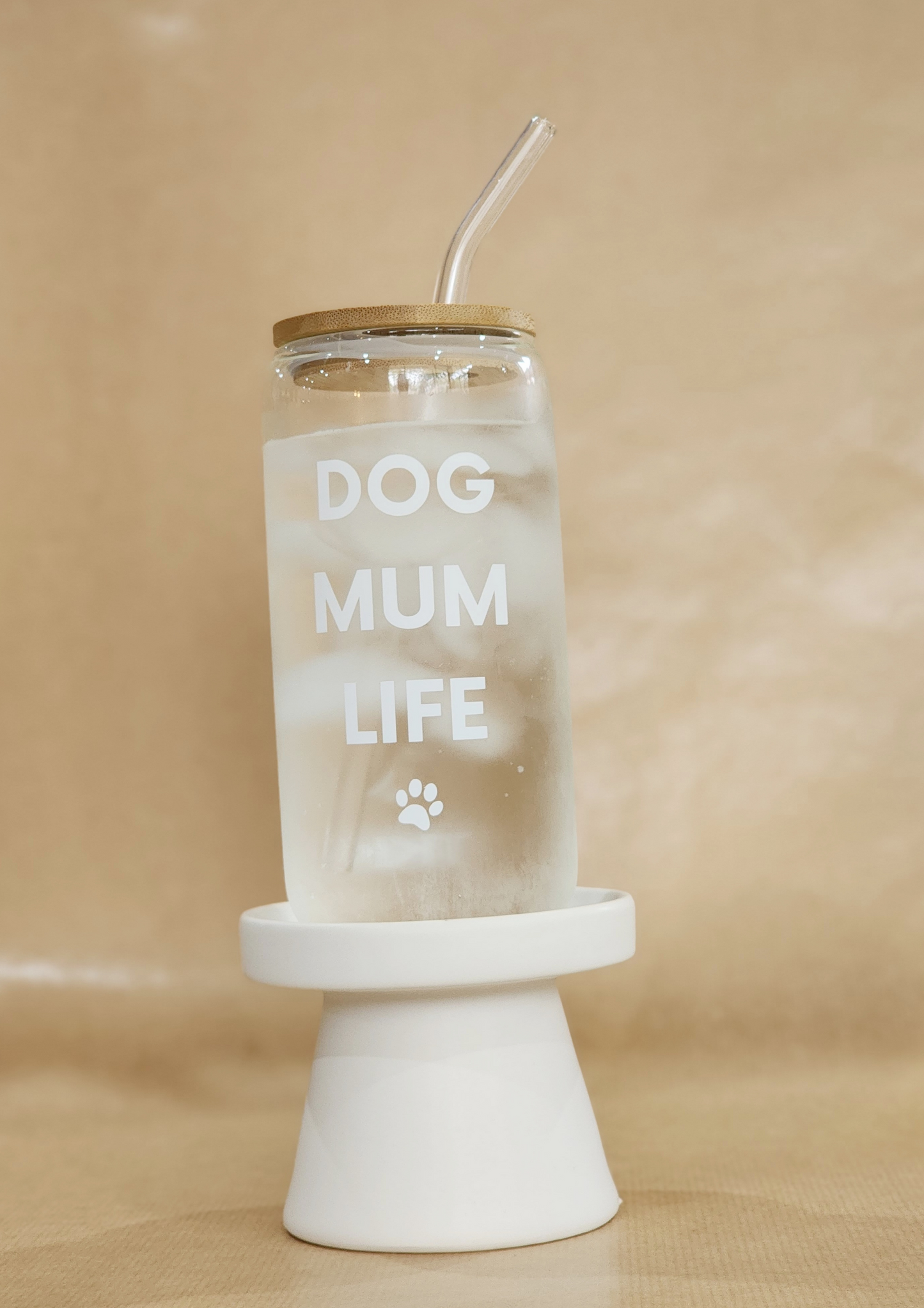 personalised pet tumbler custom dog quotes glassware dog lover dog themed gift glass tumbler